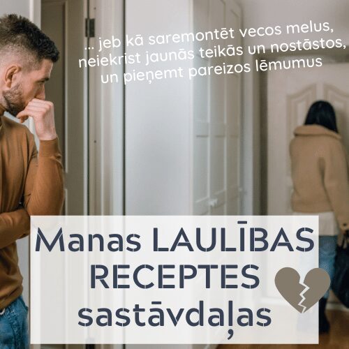 laulības krīze - vīrietis domīgs noskatās, kā sieviete iet ārā pa mājokļa durvīm